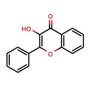 Chemical structure of Flavonol , CAS 577-85-5, AChemBlock W171554
