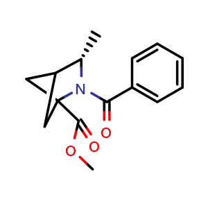 Chemical structure of methyl (S)-2-benzoyl-3-methyl-2-azabicyclo[2.1.1]hexane-1-carboxylate , AChemBlock W171577
