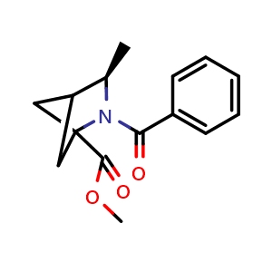 Chemical structure of methyl (R)-2-benzoyl-3-methyl-2-azabicyclo[2.1.1]hexane-1-carboxylate , AChemBlock W171578
