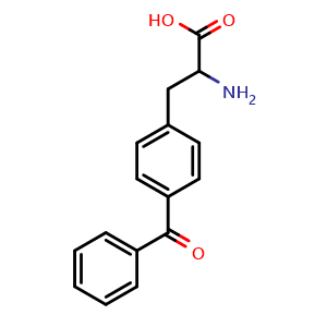 Chemical structure of 4-Benzoyl-DL-phenylalanine , CAS 104504-39-4, AChemBlock W171644