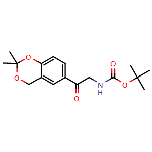 tert-butyl (2-(2,2-dimethyl-4H-benzo[d][1,3]dioxin-6-yl)-2-oxoethyl)carbamate
