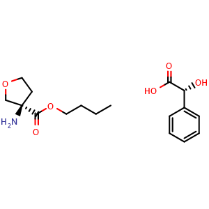 Butyl (R)-3-Aminotetrahydrofuran-3-carboxylate (R)-Mandelate