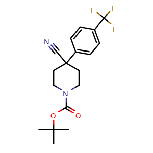 1-Boc-4-cyano-4-(4-trifluoromethylphenyl)piperidine