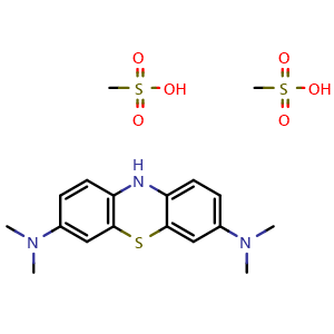 Chemical structure of Leucomethylene blue mesylate , CAS 1236208-20-0, AChemBlock W171759