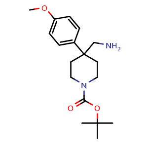 1-Boc-4-(aminomethyl)-4-(4-methoxyphenyl)piperidine