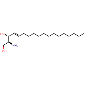 Chemical structure of D-Sphingosine , CAS 123-78-4, AChemBlock W171763
