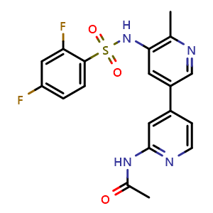 N-(5-((2,4-difluorophenyl)sulfonamido)-6-methyl-[3,4'-bipyridin]-2'-yl)acetamide