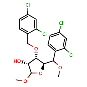 (3R,4S,5R)-4-[(2,4-dichlorophenyl)methoxy]-5-[(2,4-dichlorophenyl)methoxymethyl]-2-methoxy-tetrahydrofuran-3-ol