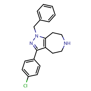 1-benzyl-3-(4-chlorophenyl)-1,4,5,6,7,8-hexahydropyrazolo[3,4-d]azepine