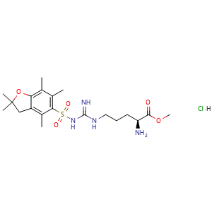 methyl Nw-((2,2,4,6,7-pentamethyl-2,3-dihydrobenzofuran-5-yl)sulfonyl)-L-argininate hydrochloride