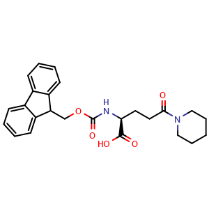 Fmoc-(S)-2-Amino-5-oxo-5-(piperidin-1-yl)pentanoic acid