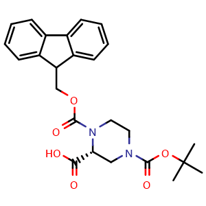 (R)-1-Fmoc-4-Boc-piperazine-2-carboxylic acid