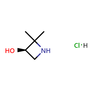 (3R)-2,2-dimethylazetidin-3-ol;hydrochloride