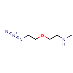 2-(2-Azidoethoxy)-N-methylethanamine
