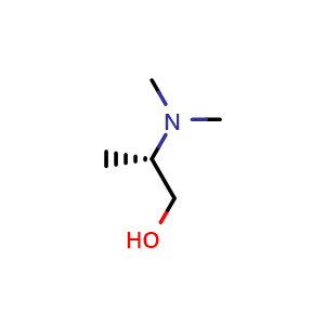 Chemical structure of (2S)-2-(Dimethylamino)propan-1-ol , CAS 40916-65-2, AChemBlock W172073
