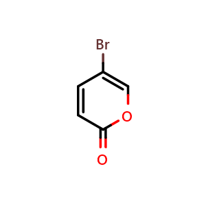 Chemical structure of 5-Bromo-2H-pyran-2-one , CAS 19978-33-7, AChemBlock W172081