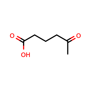 Chemical structure of 4-Acetylbutyric Acid , CAS 3128-06-1, AChemBlock W172132