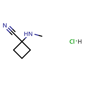 1-(methylamino)cyclobutanecarbonitrile;hydrochloride