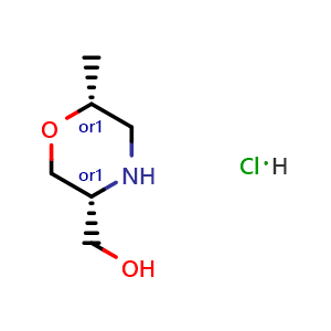 [cis-6-methylmorpholin-3-yl]methanol;hydrochloride