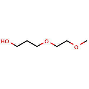 Chemical structure of 3-(2-Methoxyethoxy)-1-propanol , CAS 94194-50-0, AChemBlock W172176