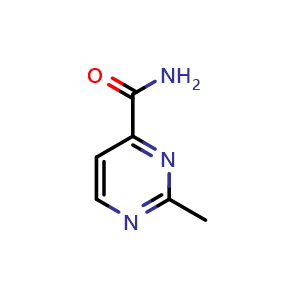 Chemical structure of 2-methylpyrimidine-4-carboxamide , CAS 88393-97-9, AChemBlock W172230