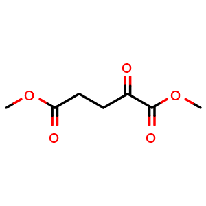 Chemical structure of Dimethyl 2-oxopentanedioate , CAS 13192-04-6, AChemBlock W172267