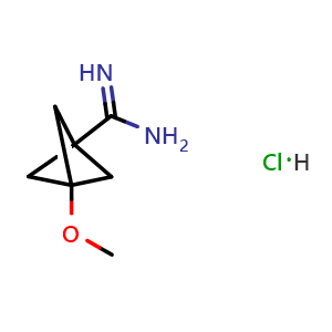 3-methoxybicyclo[1.1.1]pentane-1-carboxamidine;hydrochloride