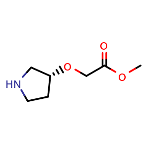 methyl (R)-2-(pyrrolidin-3-yloxy)acetate