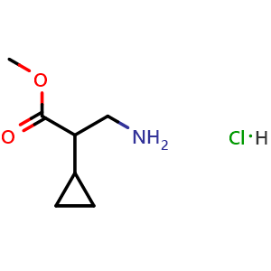 methyl 3-amino-2-cyclopropyl-propanoate;hydrochloride