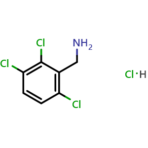 Chemical structure of (2,3,6-trichlorophenyl)methanamine hydrochloride , CAS 878754-77-9, AChemBlock W172421