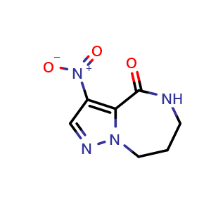 3-nitro-5,6,7,8-tetrahydropyrazolo[1,5-a][1,4]diazepin-4-one