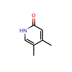 Chemical structure of 4,5-Dimethylpyridin-2(1H)-one , CAS 72323-56-9, AChemBlock W172472