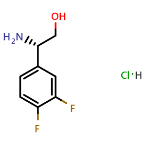 (2S)-2-amino-2-(3,4-difluorophenyl)ethan-1-ol hydrochloride