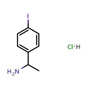 1-(4-iodophenyl)ethanamine hydrochloride