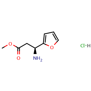 methyl (3S)-3-amino-3-(furan-2-yl)propanoate hydrochloride