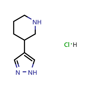 3-(1H-pyrazol-4-yl)piperidine;hydrochloride