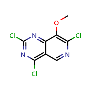 2,4,7-trichloro-8-methoxy-pyrido[4,3-d]pyrimidine