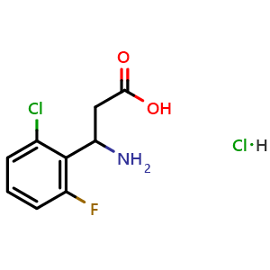 3-amino-3-(2-chloro-6-fluorophenyl)propanoic acid hydrochloride