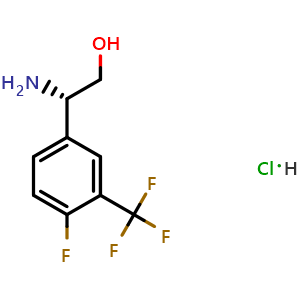 (S)-2-amino-2-(4-fluoro-3-(trifluoromethyl)phenyl)ethanol hydrochloride