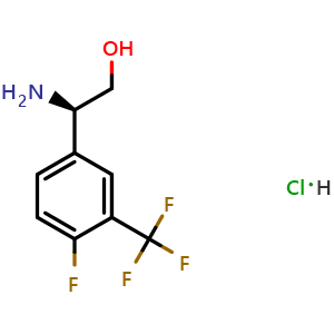 (R)-2-amino-2-(4-fluoro-3-(trifluoromethyl)phenyl)ethanol hydrochloride