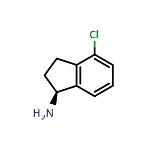 (1S)-4-chloro-2,3-dihydro-1h-inden-1-amine