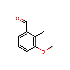 Chemical structure of 3-methoxy-2-methyl-benzaldehyde , CAS 56724-03-9, AChemBlock W172785