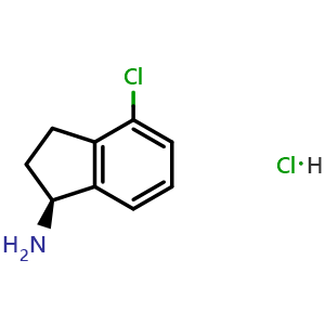 (1S)-4-chloro-2,3-dihydro-1h-inden-1-amine hydrochloride