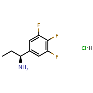(1S)-1-(3,4,5-trifluorophenyl)propan-1-amine hydrochloride