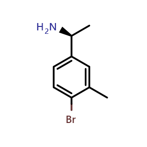(1S)-1-(4-bromo-3-methylphenyl)ethylamine