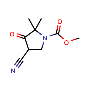 Methyl 4-Cyano-2,2-dimethyl-3-oxopyrrolidine-1-carboxylate