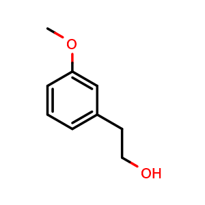 Chemical structure of 2-(3-Methoxyphenyl)ethan-1-ol , CAS 5020-41-7, AChemBlock W172891