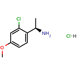 (1R)-1-(2-chloro-4-methoxyphenyl)ethylamine hydrochloride