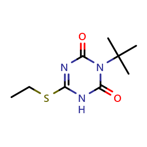 3-(tert-Butyl)-6-(ethylthio)-1,3,5-triazine-2,4(1H,3H)-dione