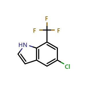 5-chloro-7-(trifluoromethyl)-1H-indole